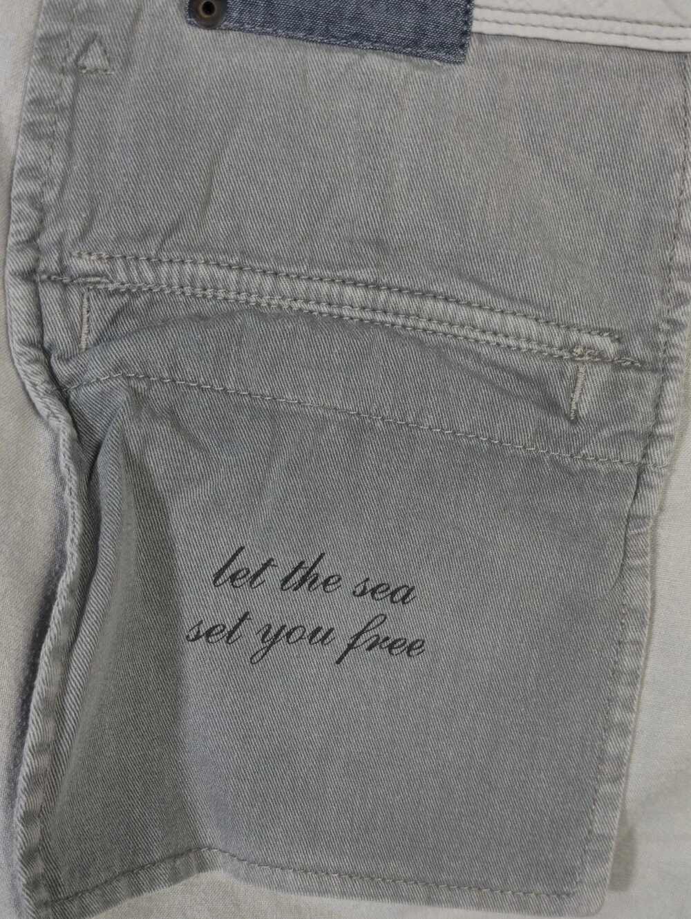Tommy Bahama Light Gray Cargo Shorts